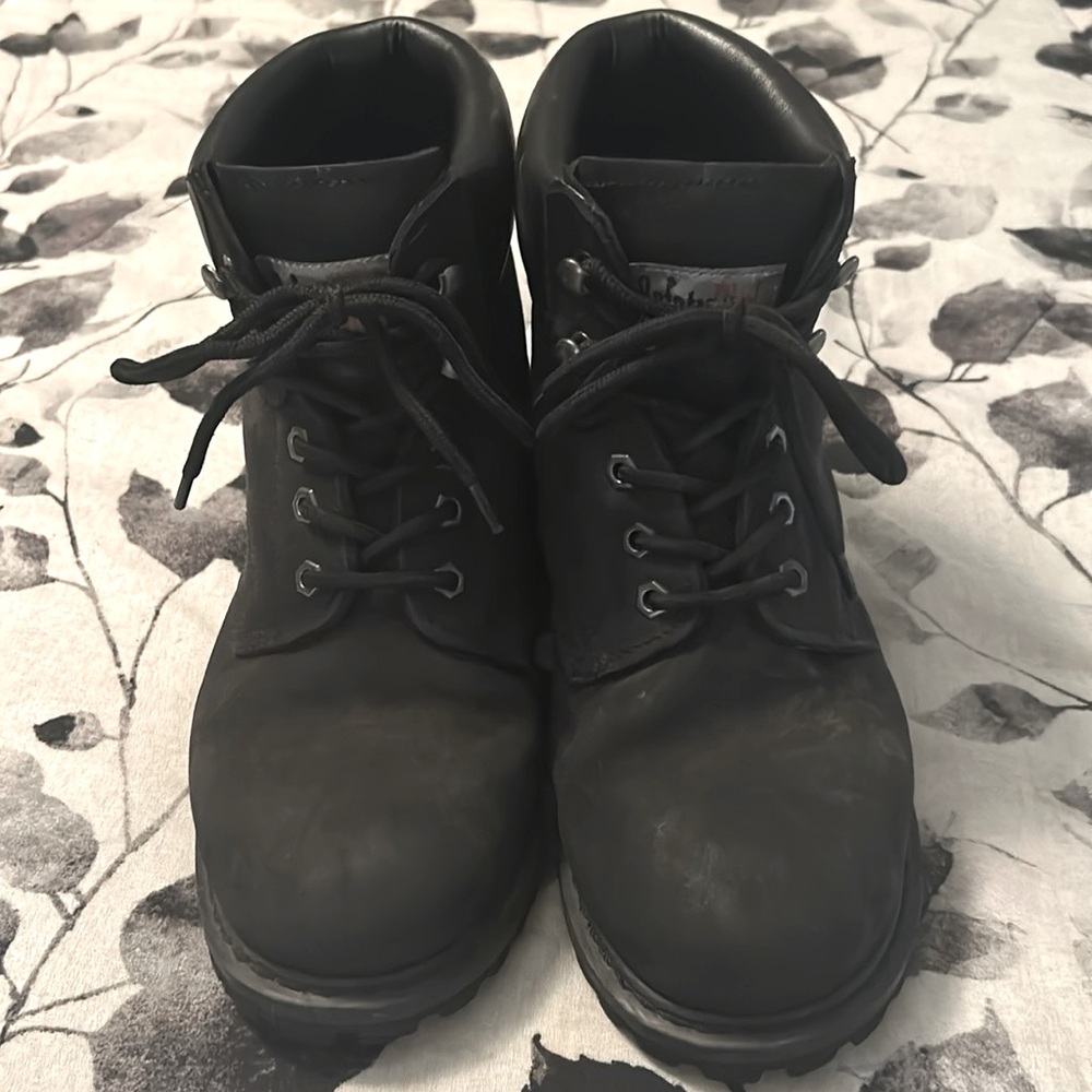 Safety Girl Women's Soft Toe Work Boots - Black